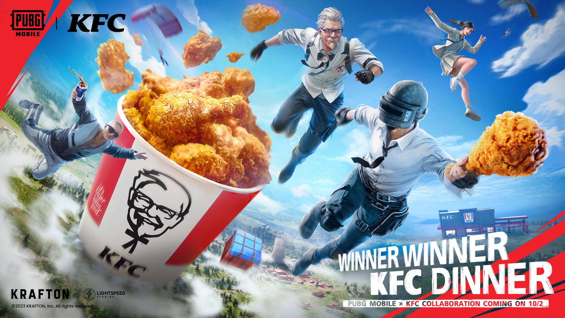 PUBG: BATTLEGROUNDS, PUBG MOBILE, 「KFC」との大規模コラボレーション実施のサブ画像2