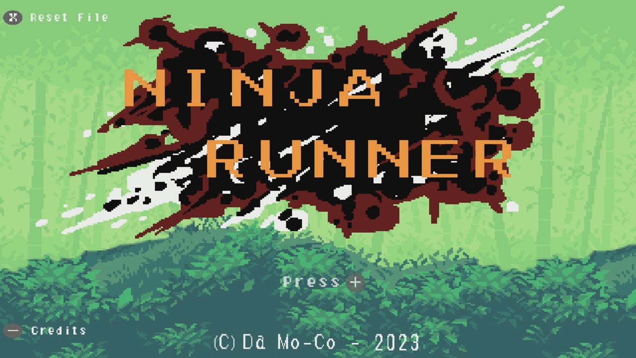 心を無にして、走り続ける『ツクールシリーズ　Ninja Runner』Nintendo Switch™にて10/5(木)発売のサブ画像3