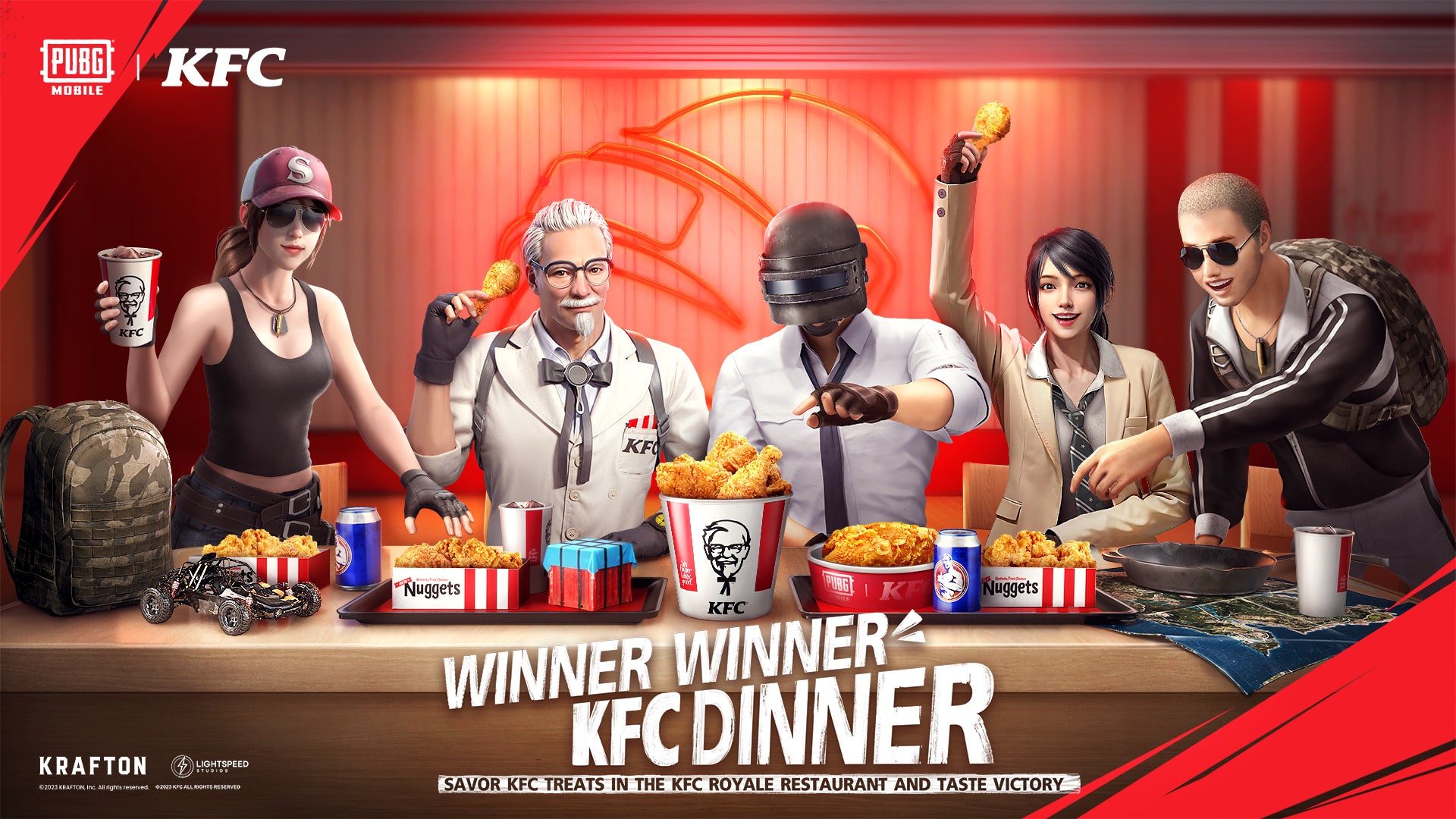 PUBG MOBILE, KFCコラボレーションを記念してSNSキャンペーン実施のサブ画像1