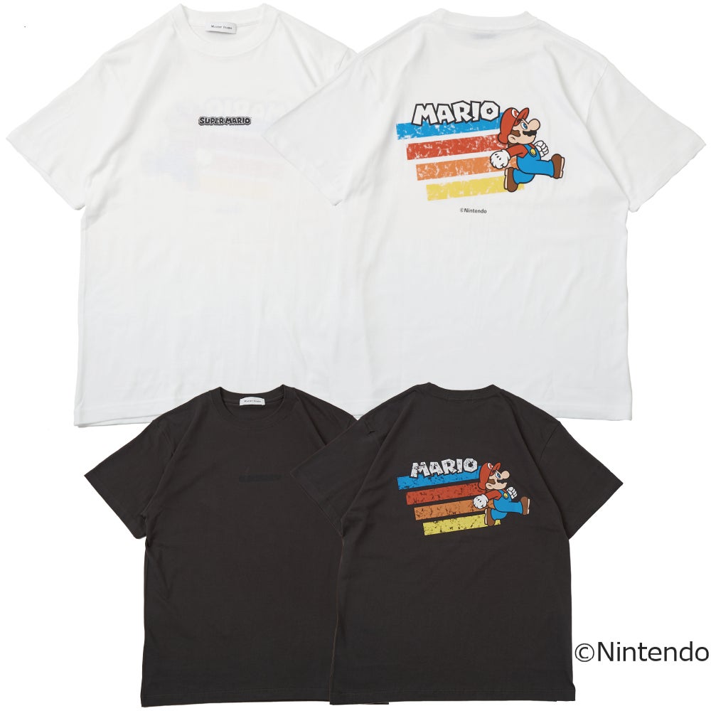 「スーパーマリオ」と一緒にプレミアム・アウトレットでお買い物を楽しもう！『PREMIUM OUTLETSⓇ × SUPER MARIO GET THE ITEM！』キャンペーンのサブ画像13_※Melrose「古着風マリオTシャツ」イメージ