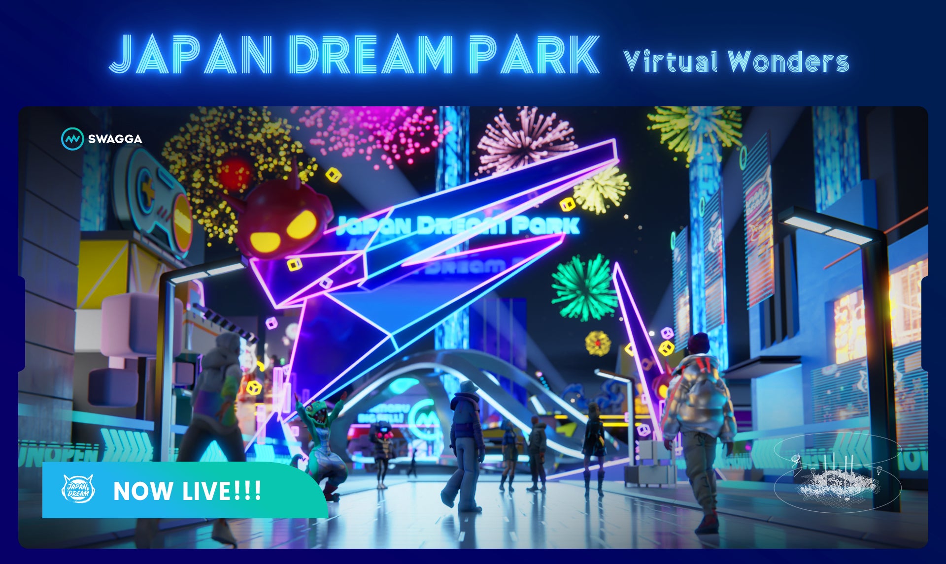 SWAGGAがメタバーステーマパーク「Japan Dream Park」をオープン！のサブ画像1