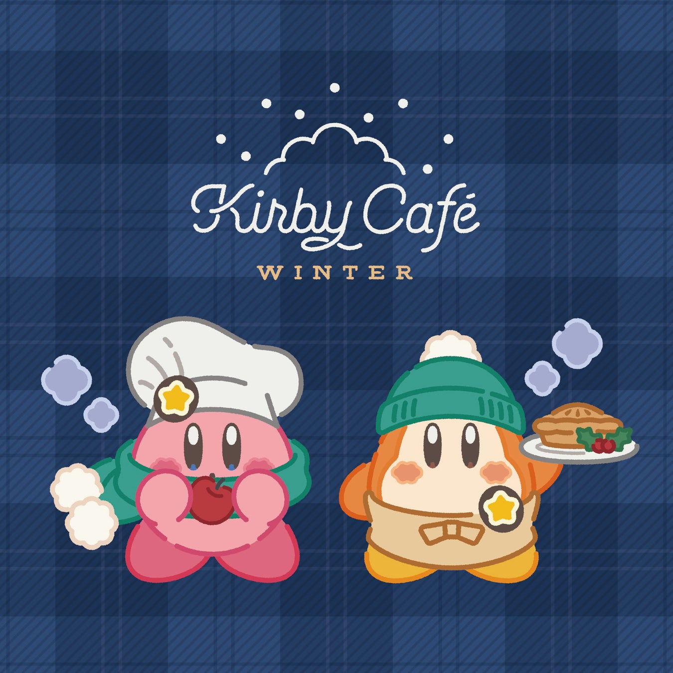 星のカービィの『Kirby Café (カービィカフェ)』にて「カービィカフェ WINTER 2023」を11月9日(木)より開催！ リースみたいなカービィのサラダやりんごのメニューなどが登場！のサブ画像1