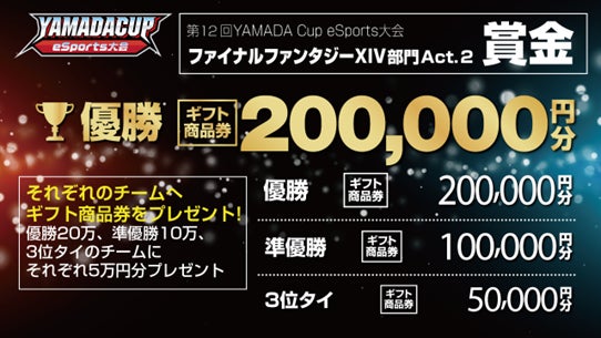 「第12回YAMADA Cup eSports大会」ファイナルファンタジーXIV部門 Act.2開催！！のサブ画像2