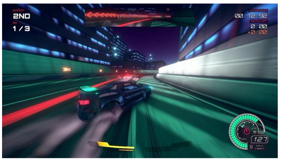 スピードもテンションもMAXで走れ！新感覚のツインスティックドリフトレーサー『Inertial Drift』Switch/PS4/PS5版が本日配信開始のサブ画像3