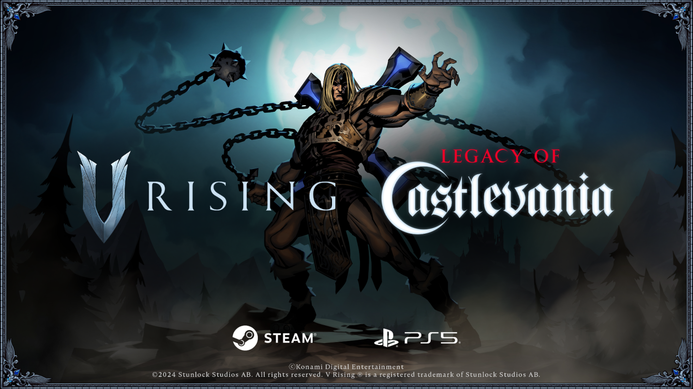 ヴァンパイアを題材にしたサバイバルアクションRPG『V Rising』がSteamにて本日正式リリース！悪魔城ドラキュラとのコラボ「Legacy of Castlevania」も実施！のサブ画像2