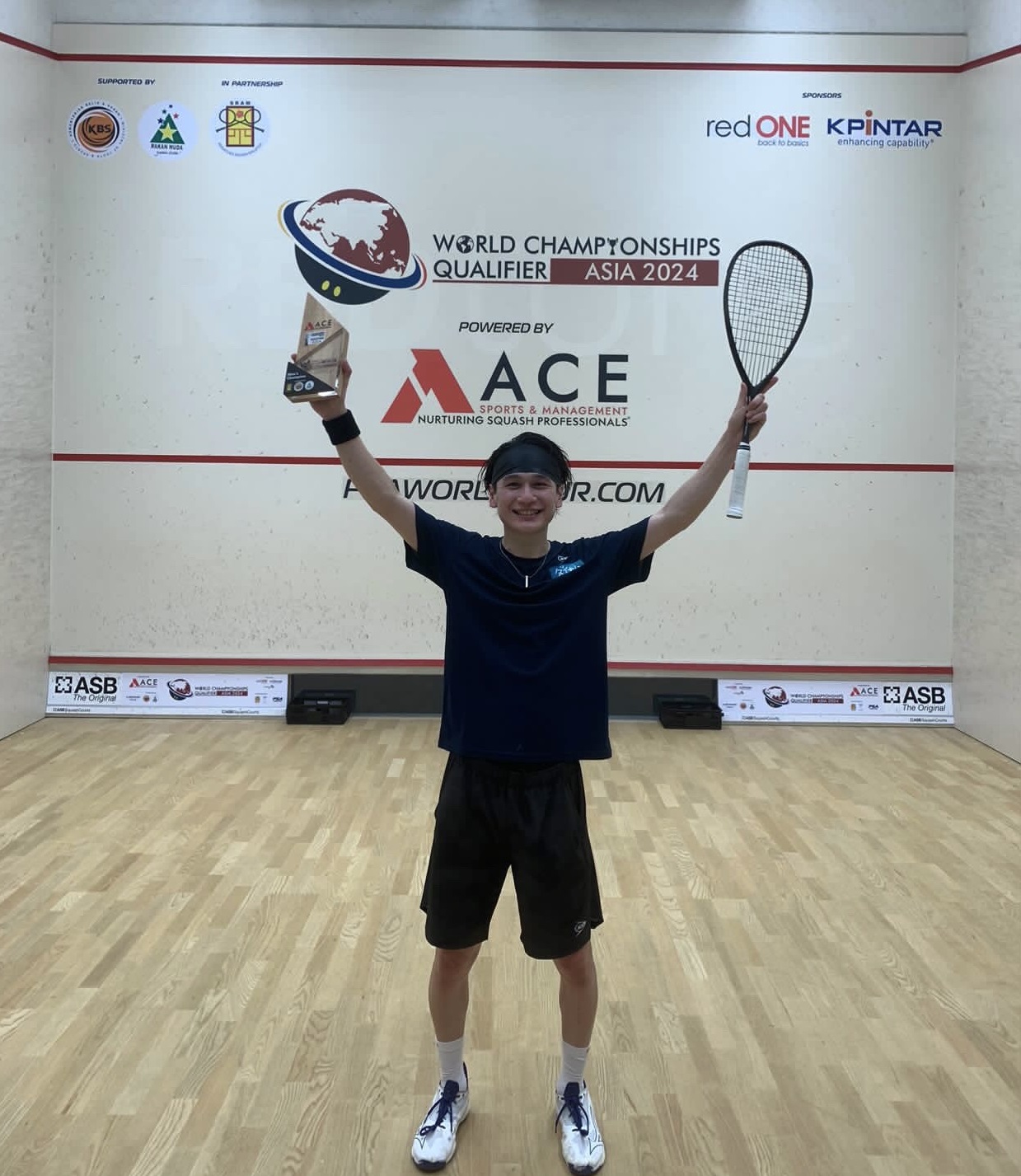 2023‐2024 CIB PSA World Championships（アジア予選）ダイナム所属机龍之介が優勝し世界選手権初出場へのサブ画像1