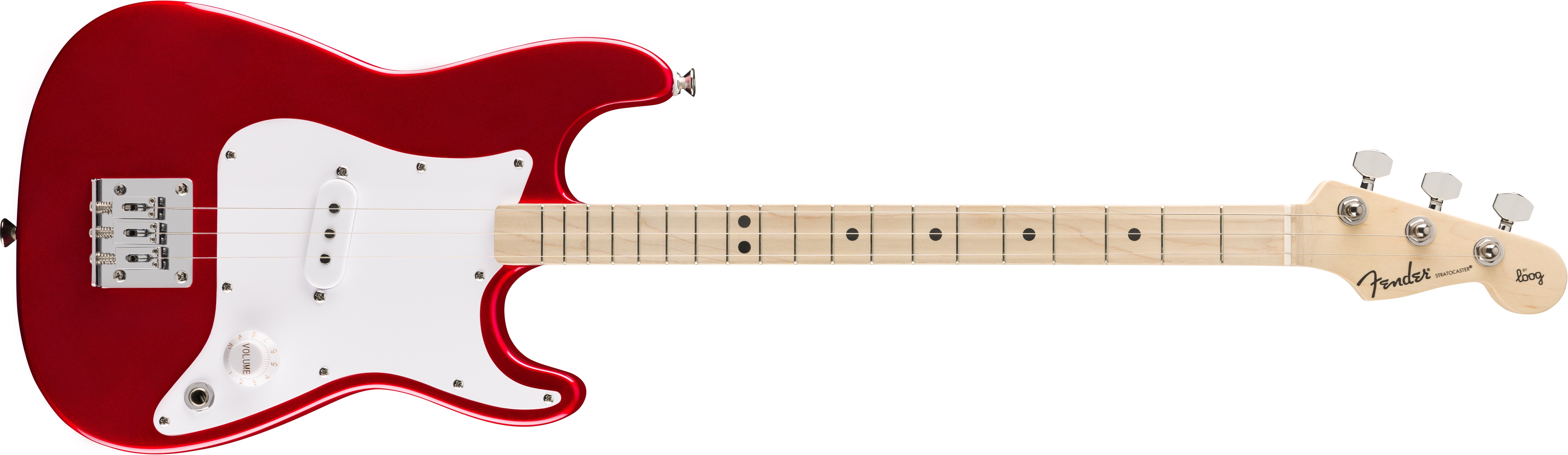 キッズサイズの3弦エレキギター『Fender x Loog コレクション』のストラトキャスターモデルより新色