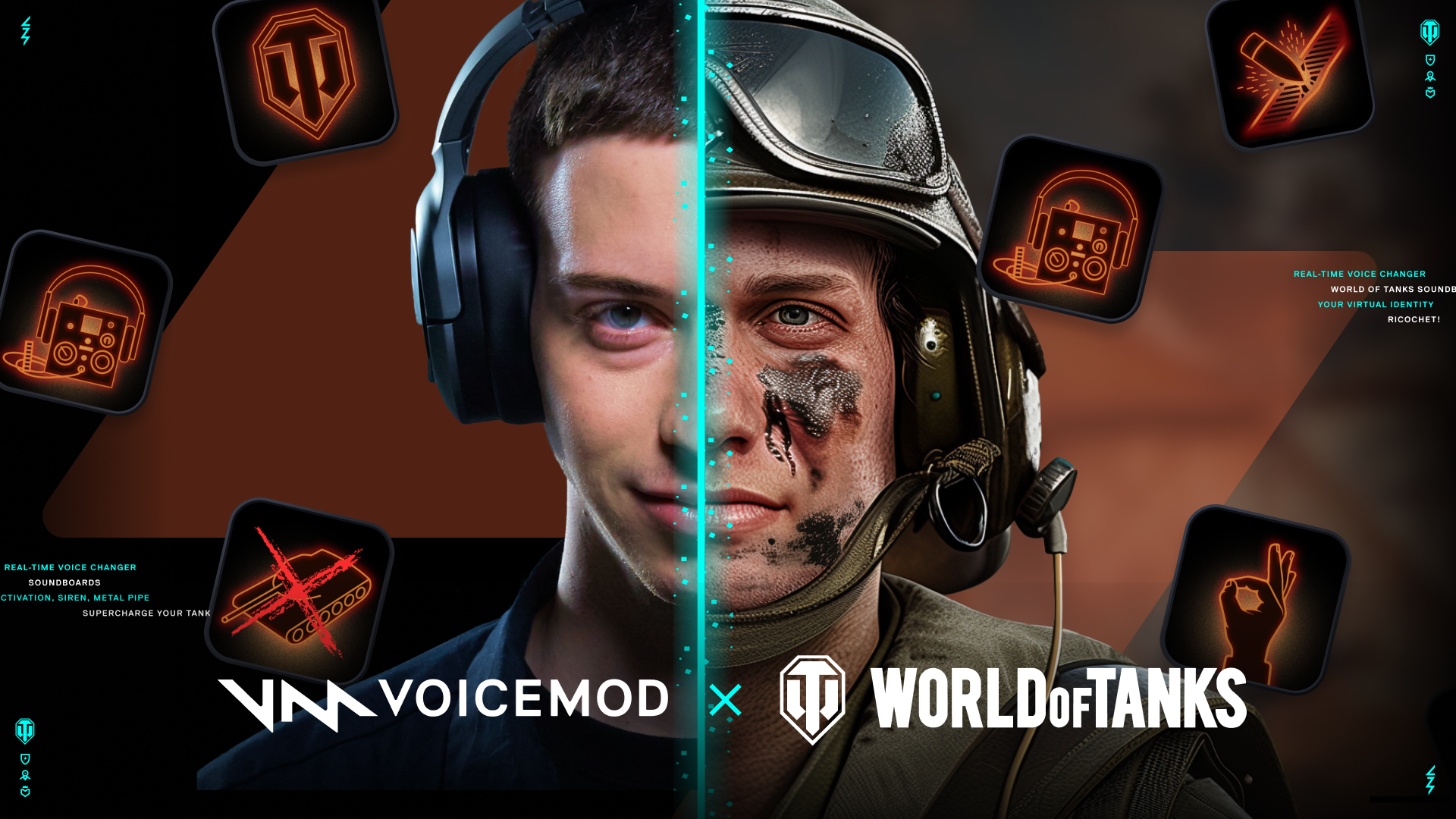 Voicemod から World of Tanks 公式バンドルパックが登場！16種類の効果音・BGMと臨場感あふれる AI ボイスを搭載のサブ画像1