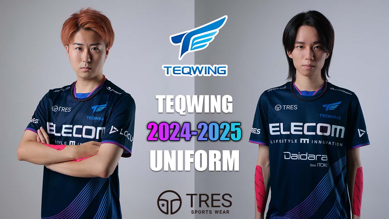 プロeスポーツチーム「TEQWING e-Sports」が2024-2025シーズンの新ユニフォームを公開のサブ画像1