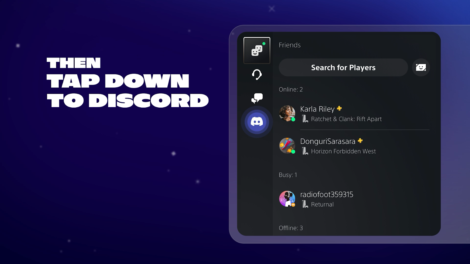 Discord、PS5®本体から直接Discordの通話に参加できる新機能を、全世界に先駆けて日本およびアジアで導入開始！のサブ画像3_PS5コンソールでDiscordのボイスチャンネルに参加