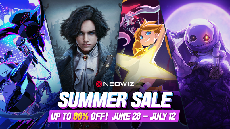 【NEOWIZ　プレスリリース】「Steam Summer Sale 2024」への参加を表明！「NEOWIZ　SUMMER SALE」本日開始！のサブ画像1