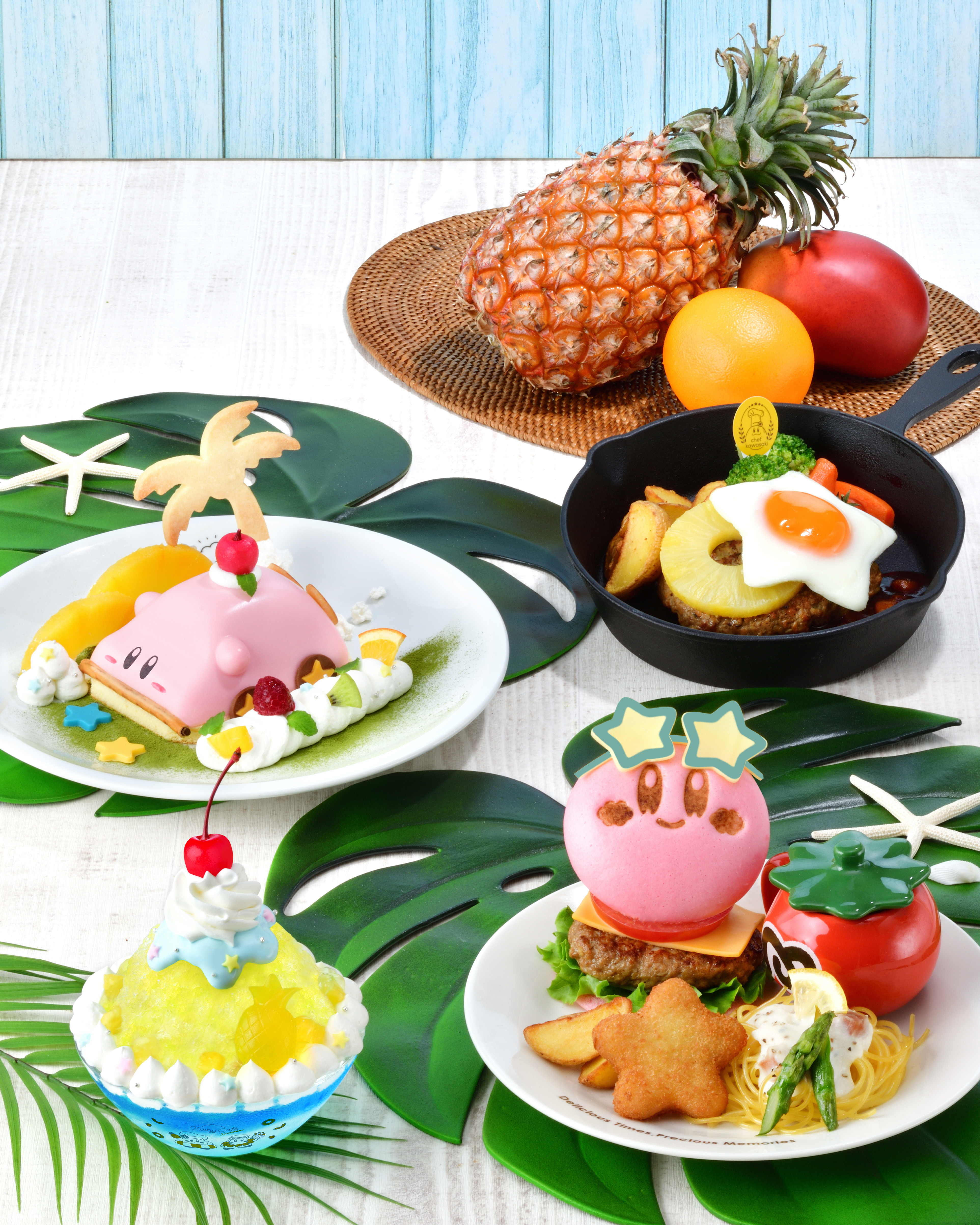 星のカービィの『Kirby Café (カービィカフェ)』にて「カービィカフェ Summer 2024」を7月3日(水)より開催！“パイナップル”がテーマのSummer限定メニューが登場！のサブ画像1