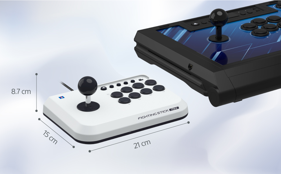 コンパクトさを特徴としたアーケードスティック「ファイティングスティックmini」のPlayStation®5対応モデルが登場！おうちで気軽にアーケード感覚が楽しめます。のサブ画像2