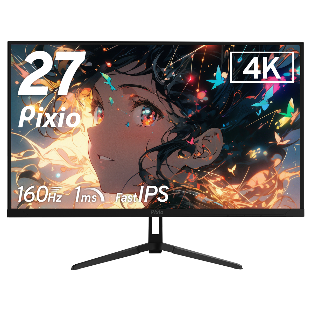 「Pixio」より 4K対応の27インチ／160Hz／Fast IPS ゲーミングモニター「PX27U WAVE」登場。パステルブルー、パステルピンク、ホワイト、ブラックの選べる4種類のサブ画像2