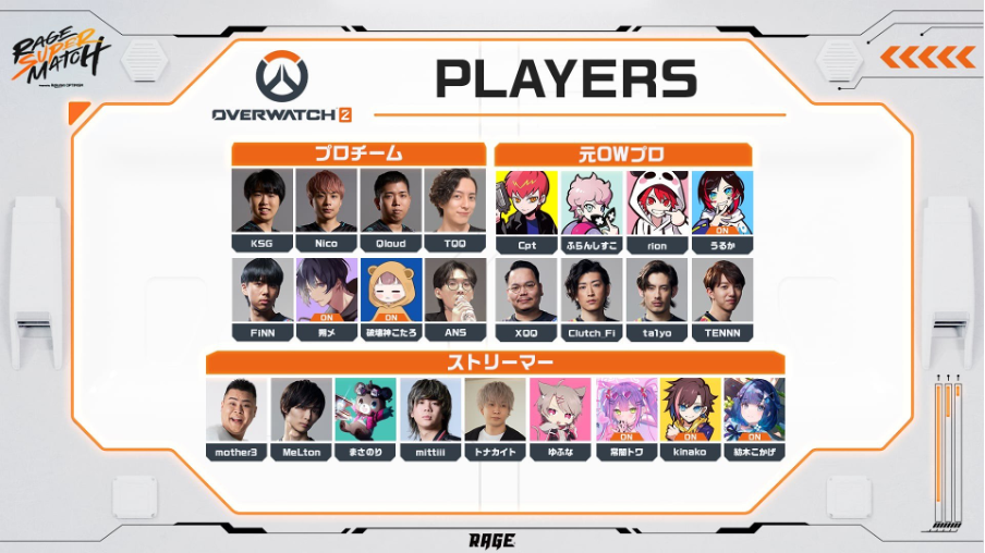 ZETA DIVISIONよりTENNNの緊急参戦が決定！RAGE SUPER MATCH Powered by Rakuten Optimism｜各タイトル出演者のチーム分けとタイムテーブルを発表！のサブ画像5