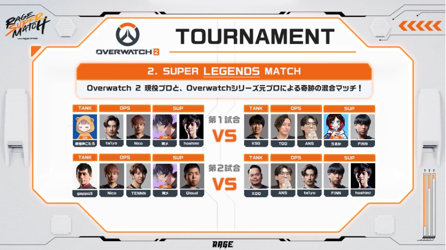 ZETA DIVISIONよりTENNNの緊急参戦が決定！RAGE SUPER MATCH Powered by Rakuten Optimism｜各タイトル出演者のチーム分けとタイムテーブルを発表！のサブ画像7