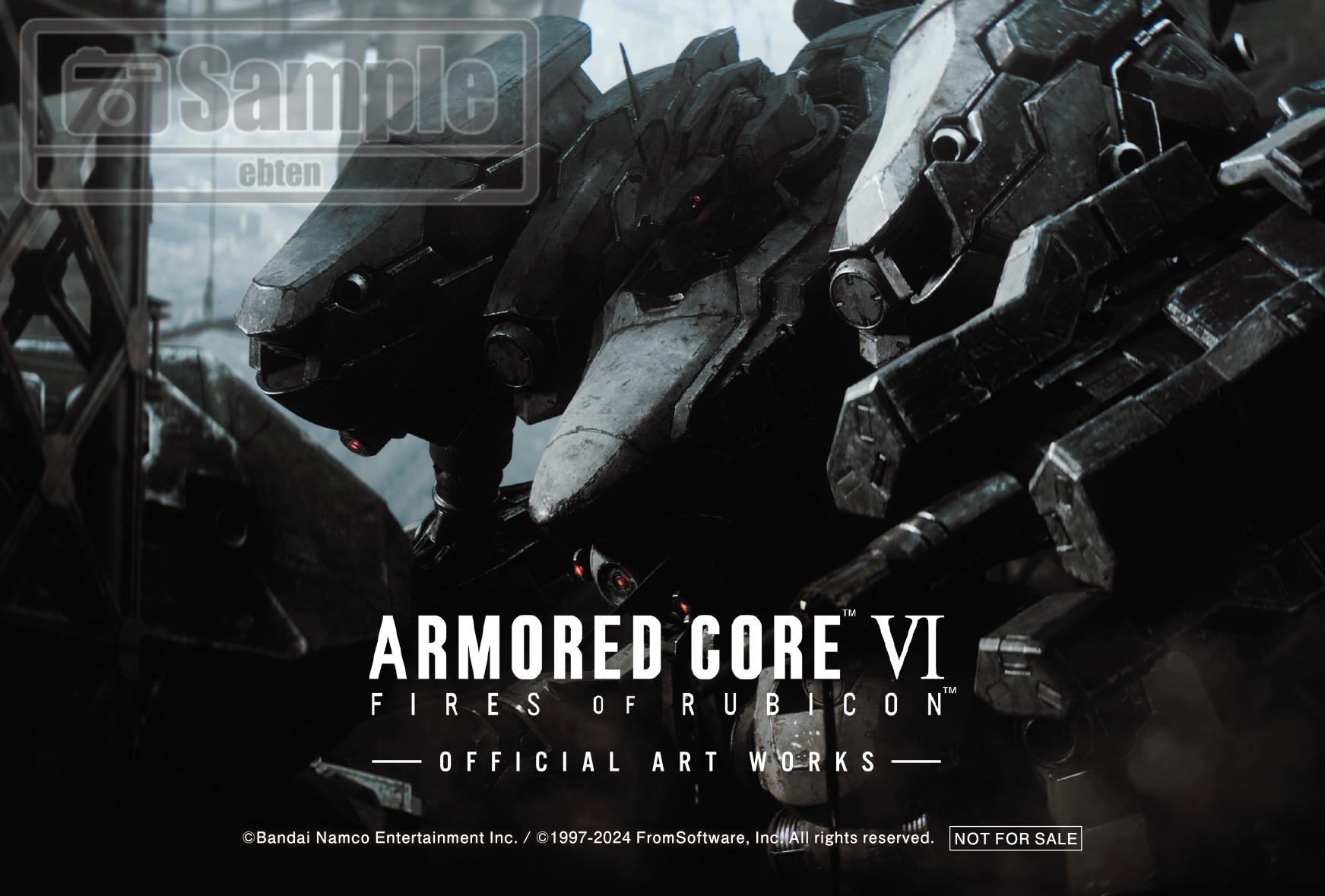 『アーマード・コア VI』公式アートブックが本日8月23日発売。フィールドやメカのアートが満載、ゲストイラストレーターの画稿も収録！　限定版も発売中。のサブ画像2