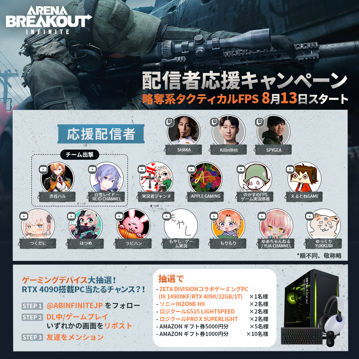 基本プレイ無料で早期アクセス中お宝を奪って脱出せよ、略奪系タクティカルFPS『Arena Breakout：Infinite』正式リリースは2024年末に決定！のサブ画像3